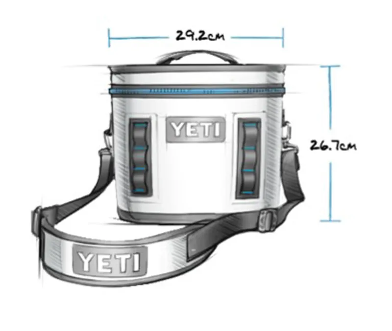YETI Hopper Flip 8 Soft Cooler - Charcoal-4